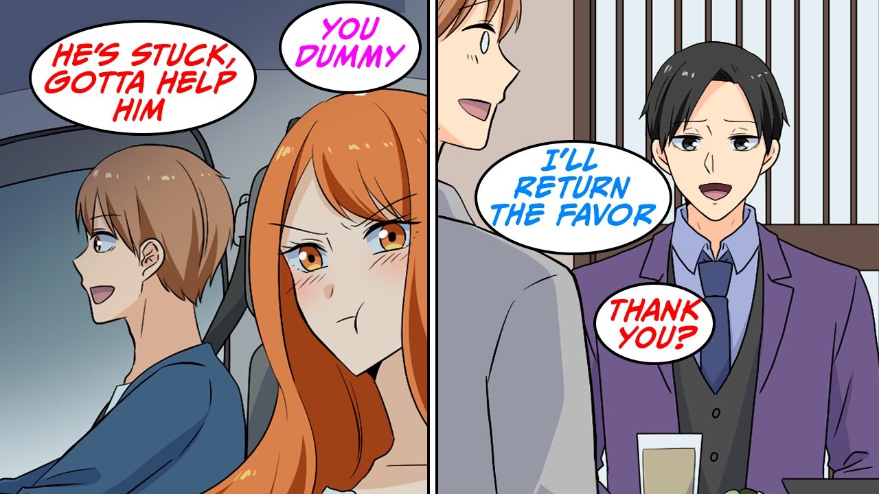 My girlfriend won't talk to me anymore for helping a stranger in the rain [Manga Dub]