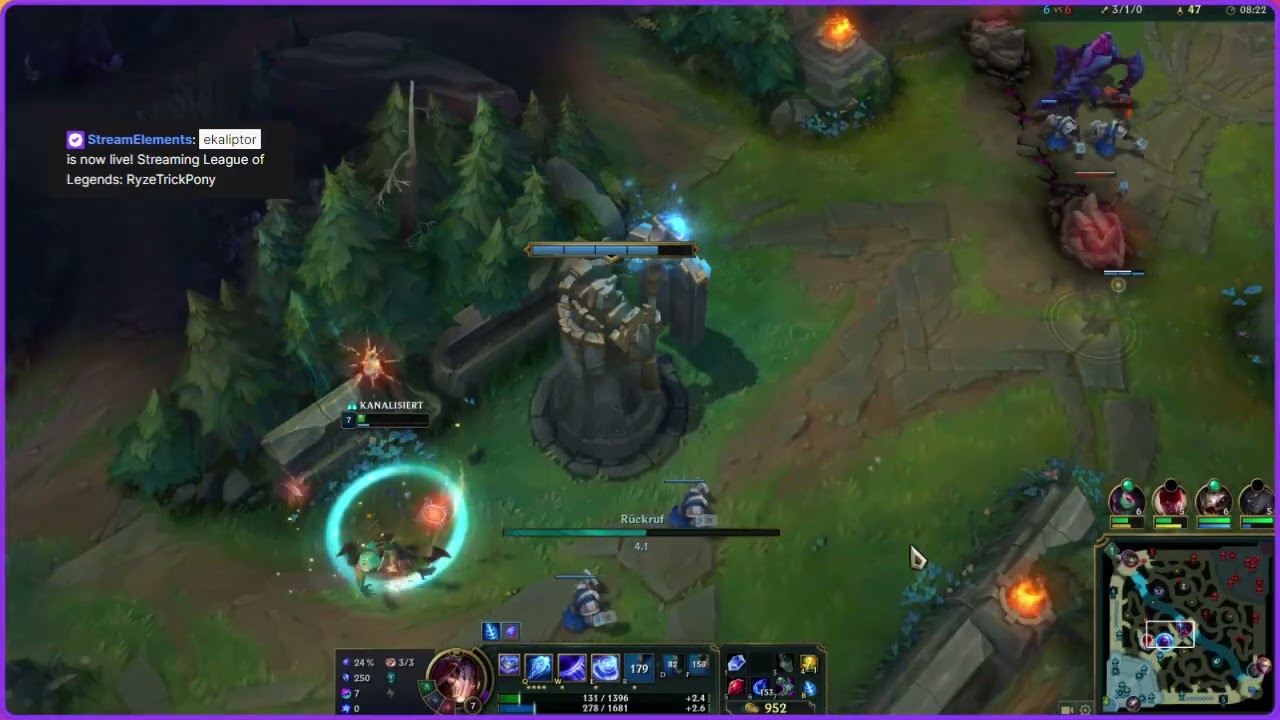 Highlight: Hard carry Ryze Mid