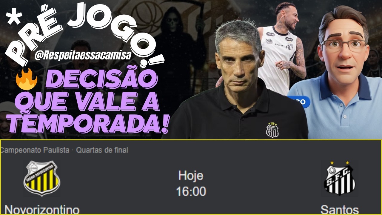 🐳🔥 🤍 Tudo Ou Nada O Santos Vai Sobreviver Ao Jogo Mais Importante Do Ano 🖤 ⚽