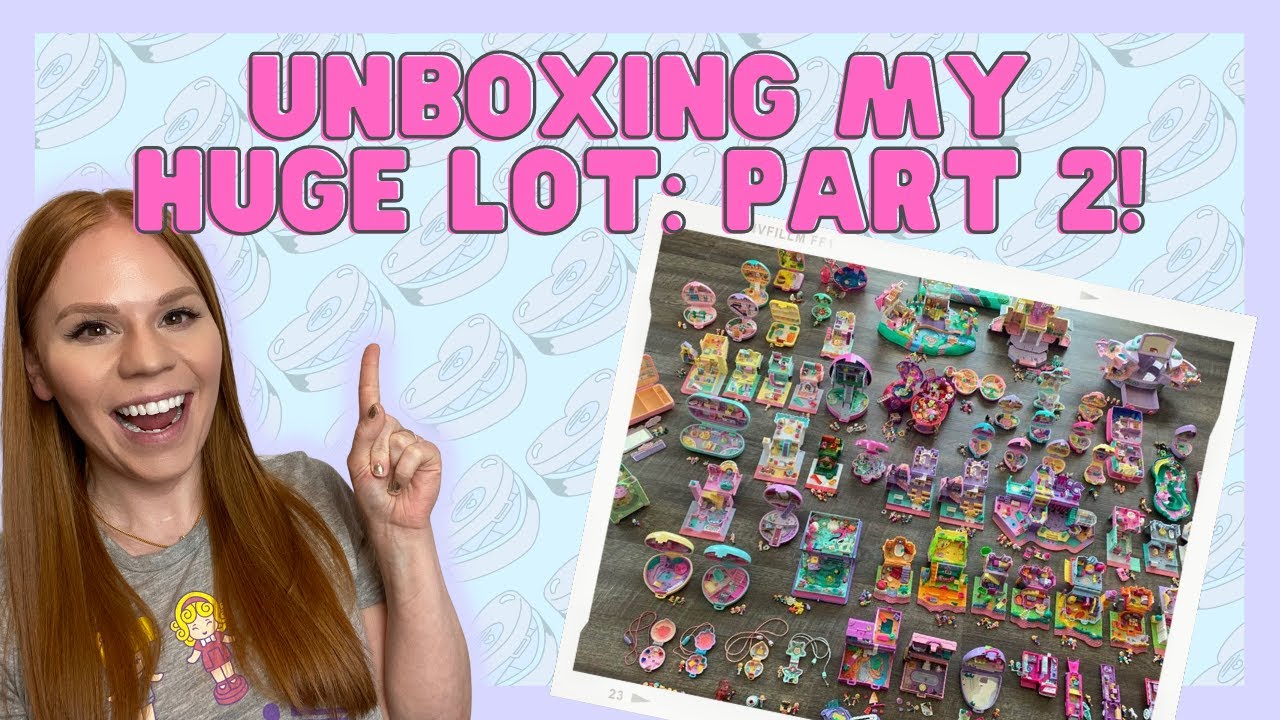 UNBOXING MY HUGE POLLY HAUL: PART 2 | Vintage Polly Pocket Collection