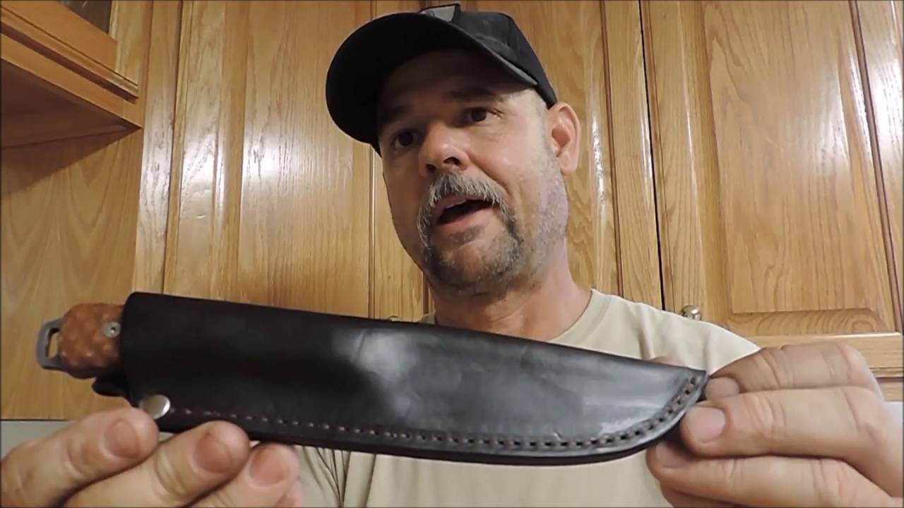Wet Forming a Leather Sheath
