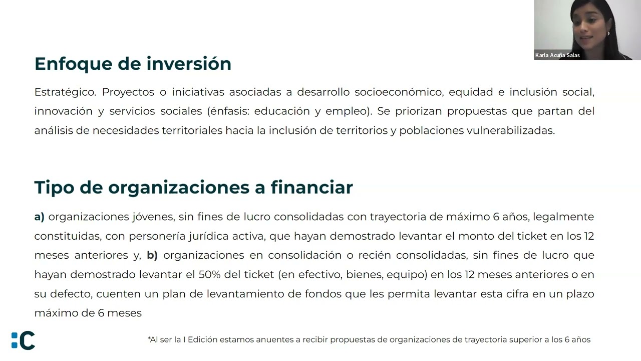 Impulsá tu proyecto: Grants Caricaco