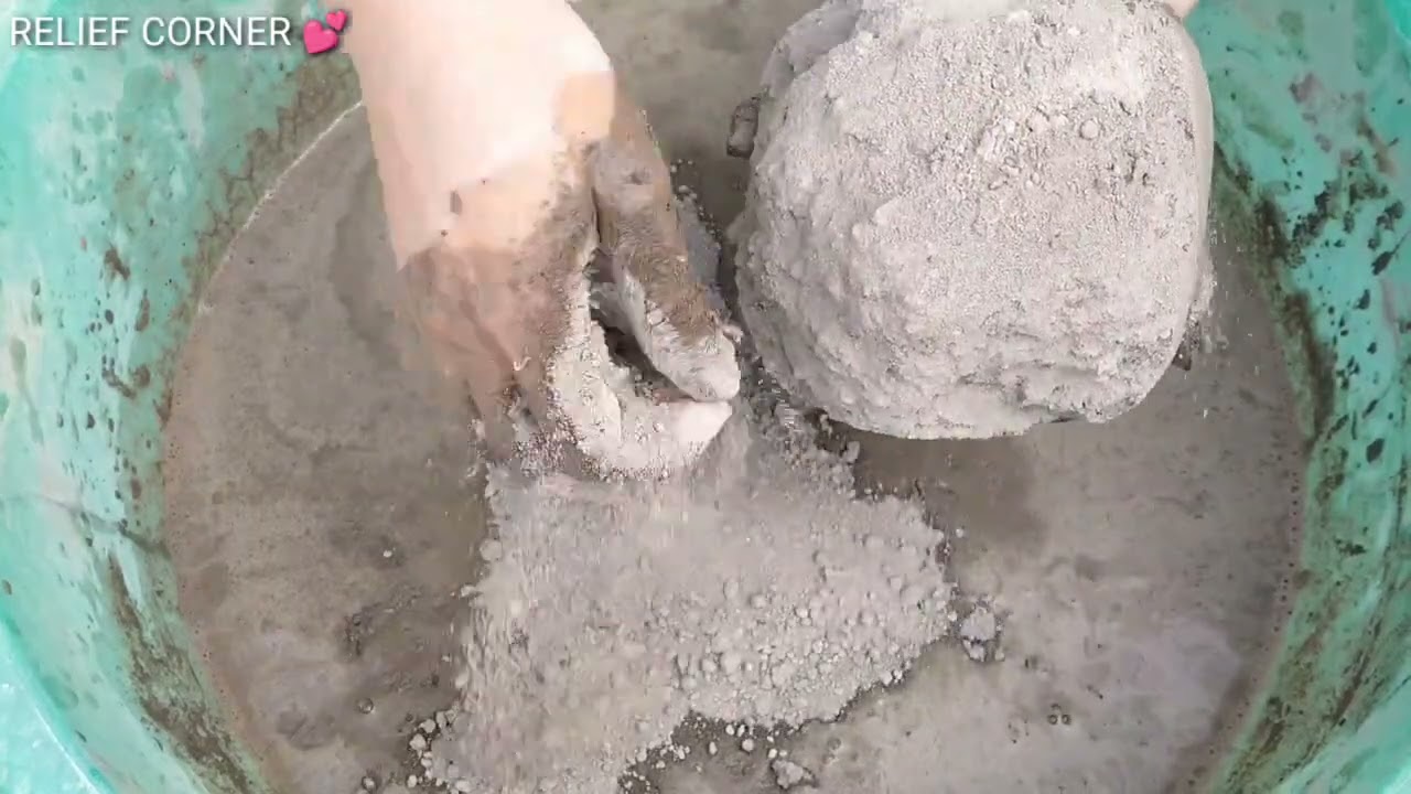 Grainy sand water crumbling ASMR | RELIEF CORNER ASMR