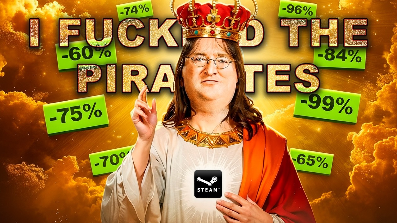 How Steam Defeated Piracy | The Genius of Gabe Newell