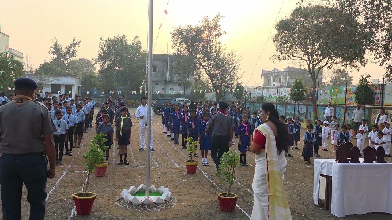 26th January 2026 Republic day at Bhagwantrao pri/High School, Gadchiroli #School #Republicday 