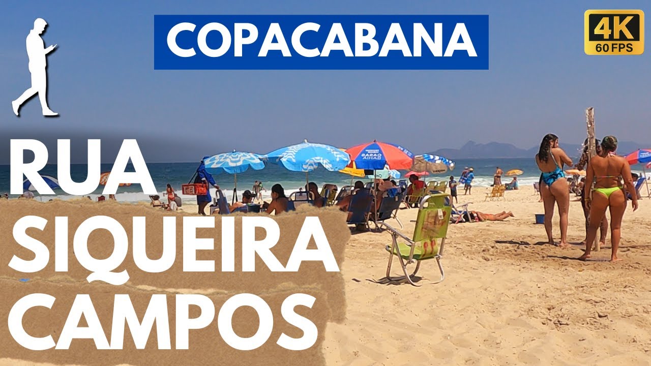 RUA SIQUEIRA CAMPOS: Andando na famosa Rua em Copacabana | Zona Sul do Rio de Janeiro - RJ