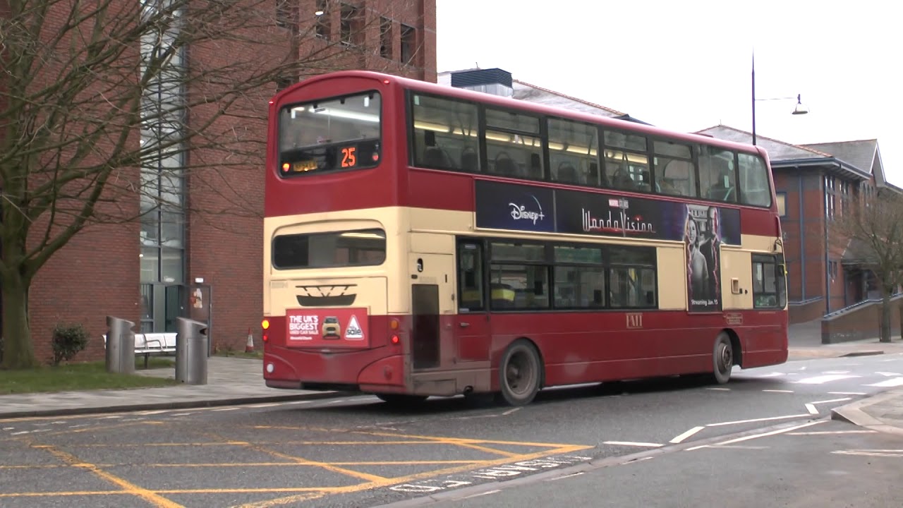 STOKE ON TRENT HANLEY BUSES FILMED JAN 2021 BY DAVE SPENCER OF PMP FILMS