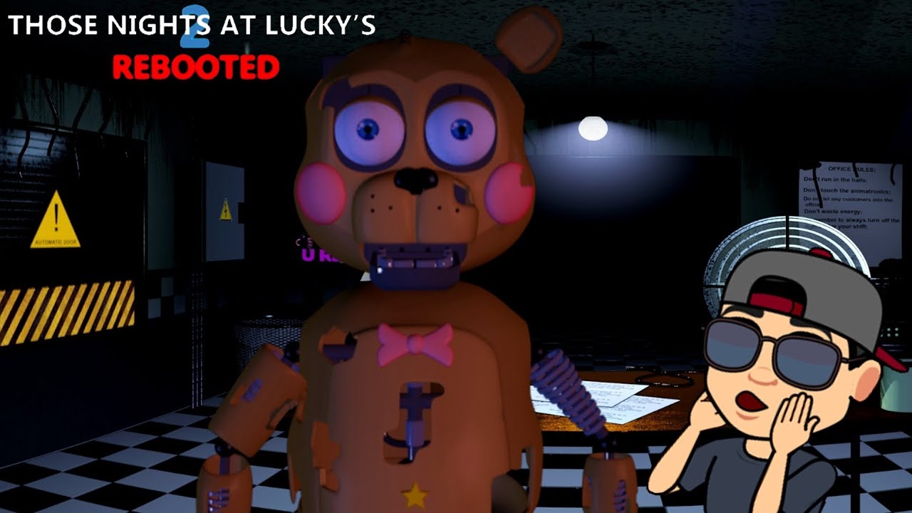 THOSE NIGHTS AT LUCKY'S 2 REBOOTED | NIGHT 5 AND THE EXTRAS | NOCHE 5 Y LOS EXTRAS | FNAF FAN GAME |