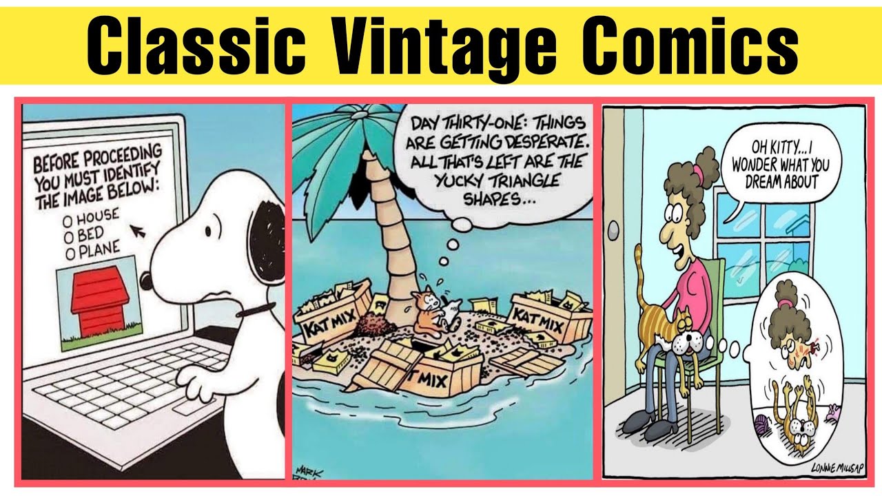 Old Comics, New Laughs! 😂 Try Not to Laugh Challenge Part 2 (Vintage Edition)