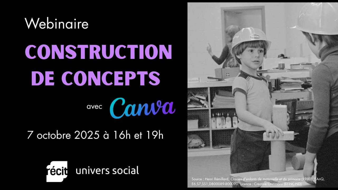 Webinaire - Construire un concept avec Canva