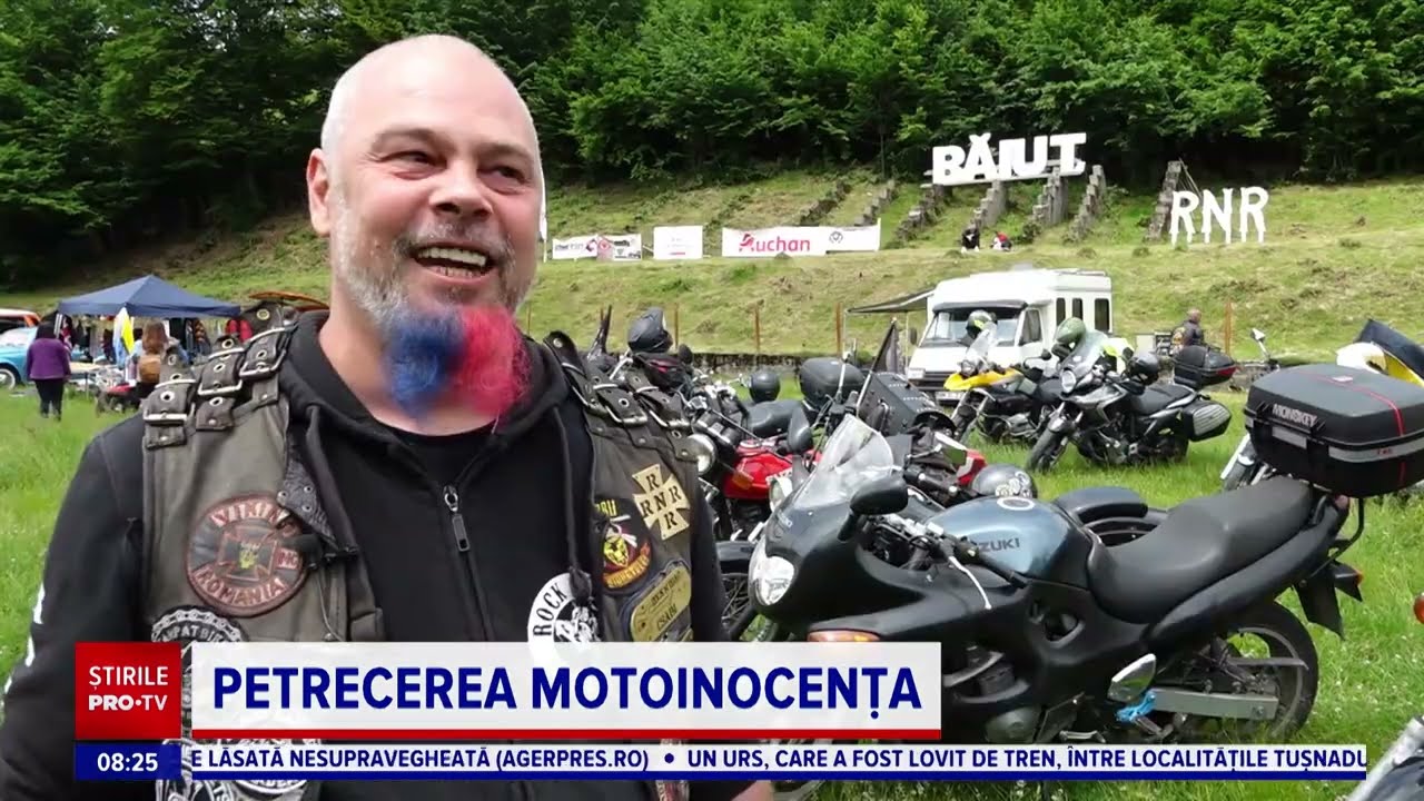 Motocicliștii din nordul țării au organizat o petrecere pentru sute de copii