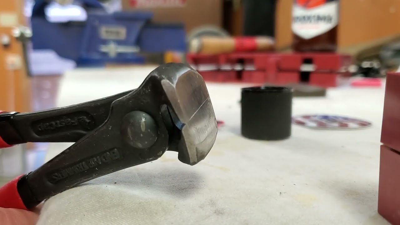P80 polymer 80 Glock 19 testing acetone on frame after using fret cutter on rails.