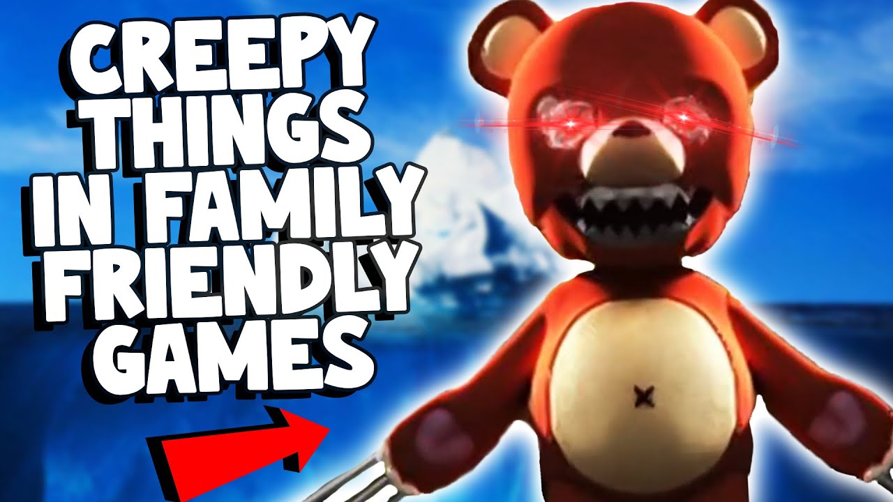 Strange & Creepy Things Found in Family Friendly Games (Iceberg Explained)