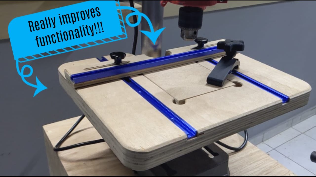 DIY Drill Press table | Woodworking accessory for DRILLPRESS