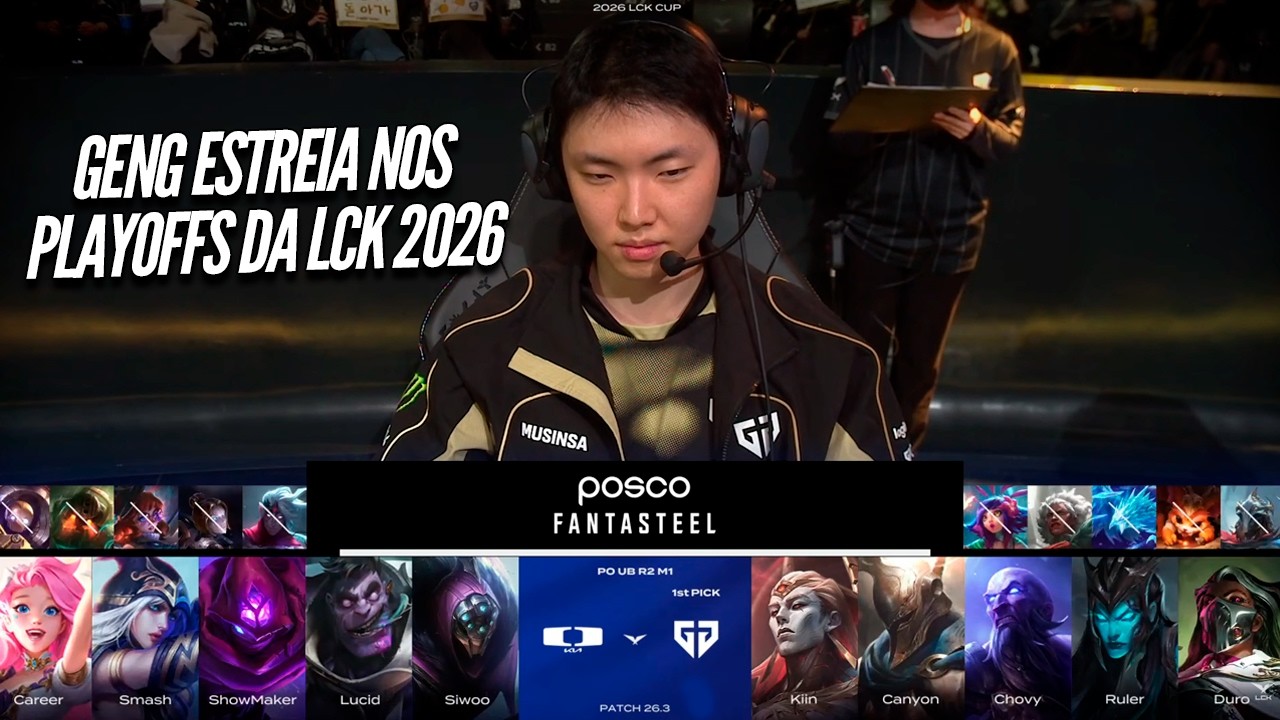 GENG vs DK - CHOVY vs SHOWMAKER, VALENDO VAGA na FINAL da CHAVE SUPERIOR da LCK CUP 2026