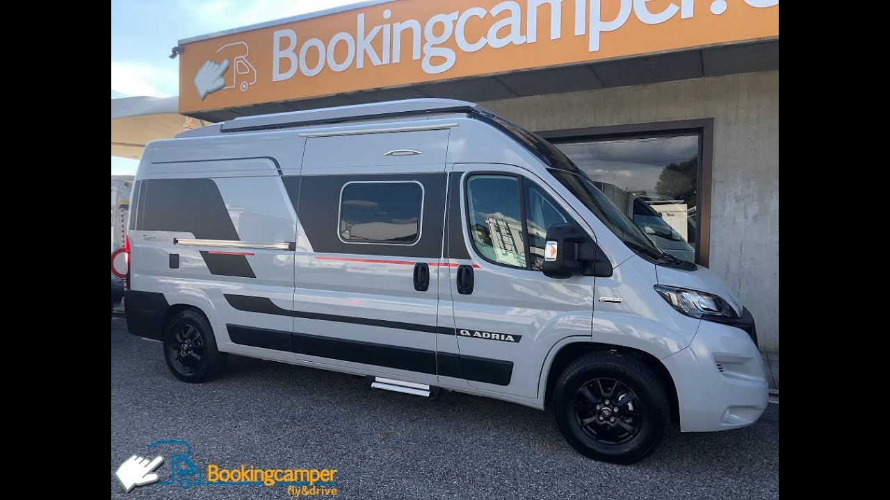 Presentazione Adria Twin Sports 600 SPB con tetto a soffietto e nuovo Fiat Ducato Euro 6D Final