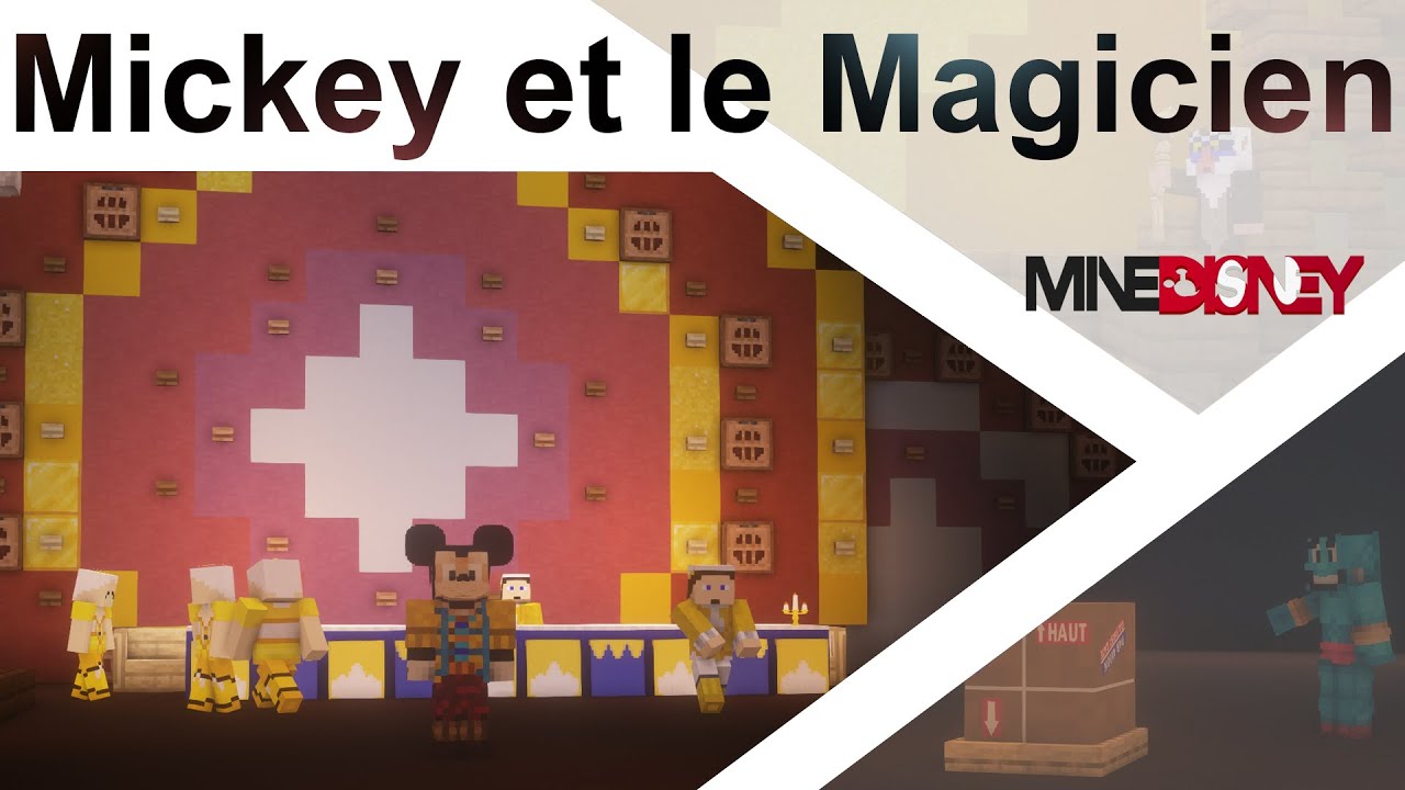 MineDisney | Mickey et le Magicien | 4K