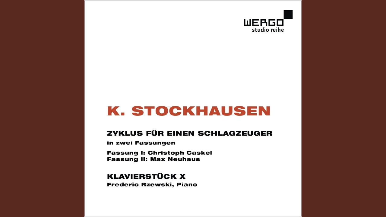 Klavierstück X