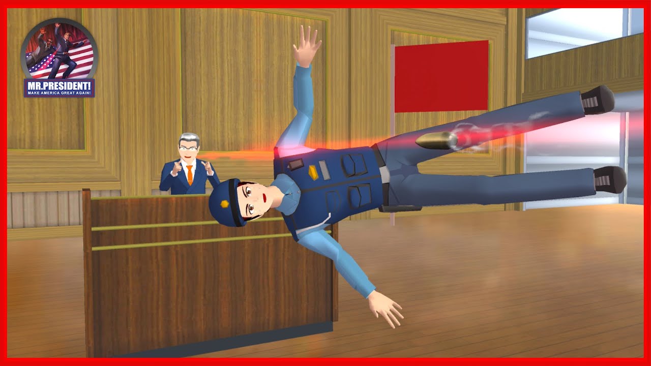 Mr. President, I will protect you || SAKURA School Simulator