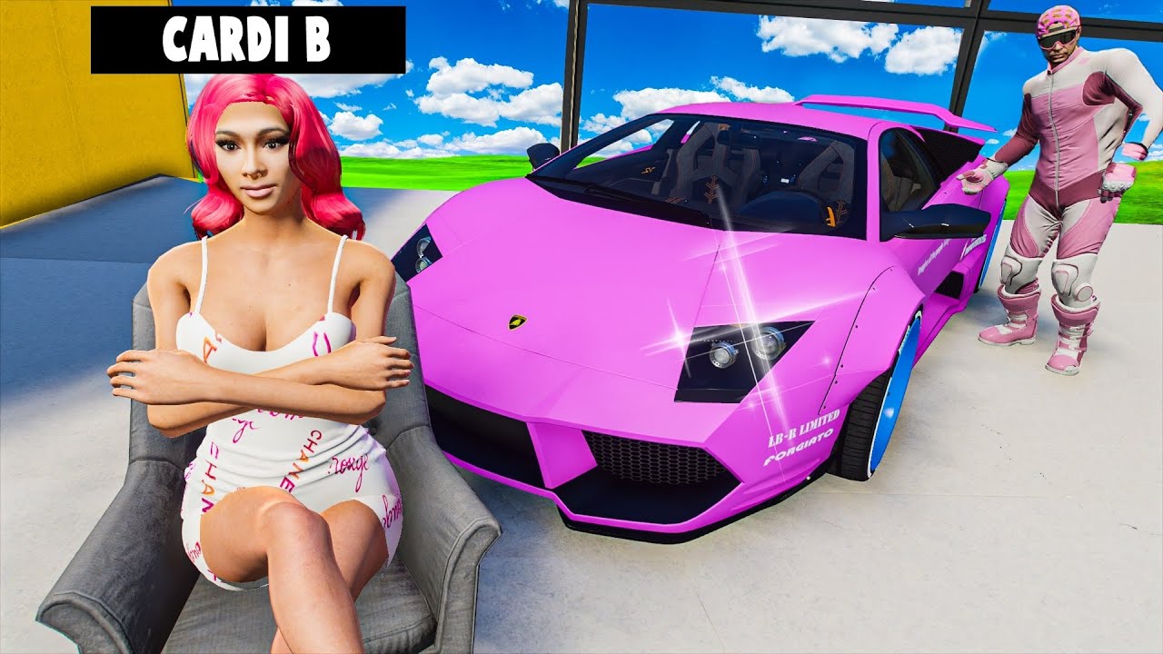 Угон машин у Карди Би в GTA 5