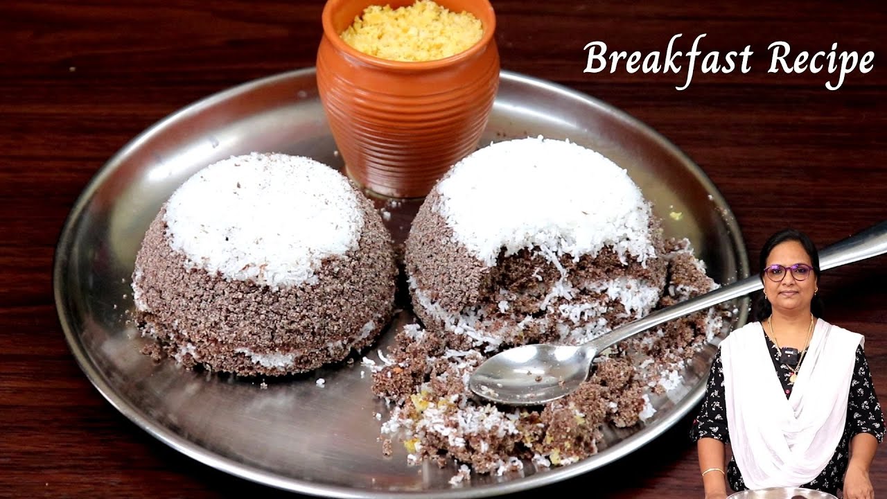 breakfastக்கு ராகி புட்டு இப்படி செய்ங்க வேலை ரொம்ப ஈசியா முடியும் |Ragi Puttu | Breakfast Recipe