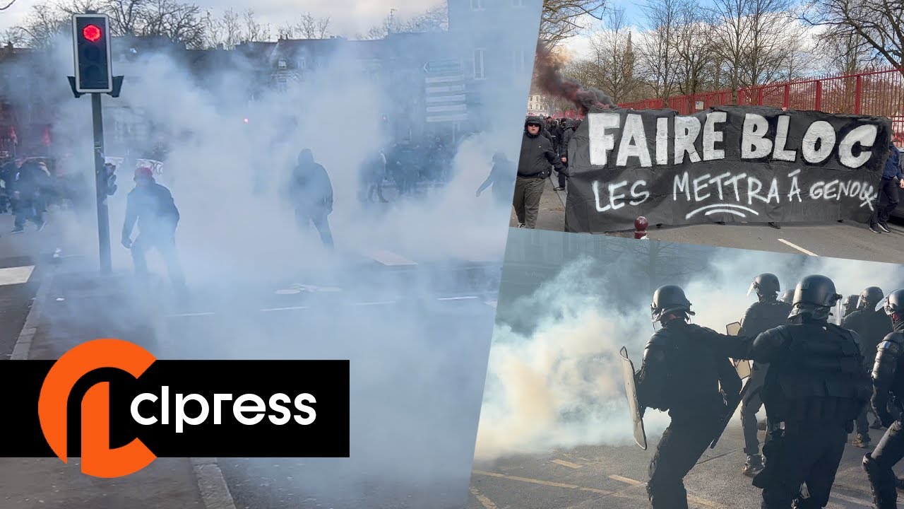Manifestation contre Zemmour à Lille : quelques incidents (5 février 2022, Paris) [4K]