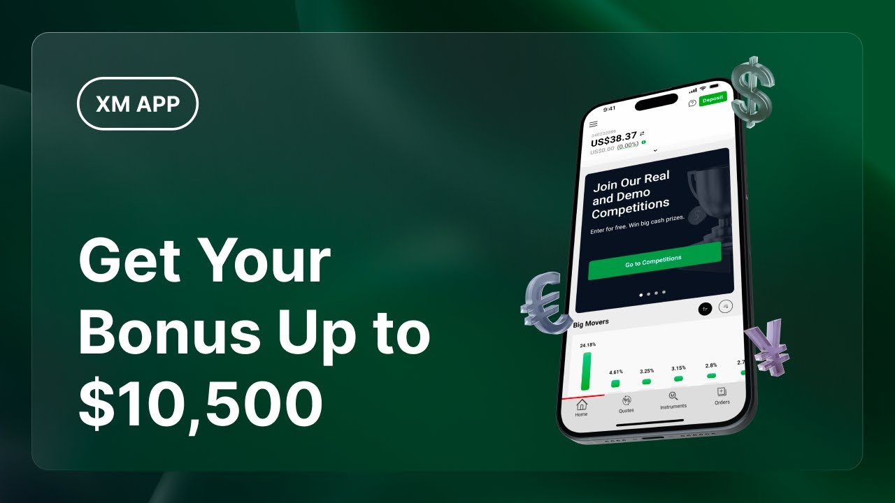 Get the XM App and Trade Over 1,400 Assets With a Deposit Bonus
