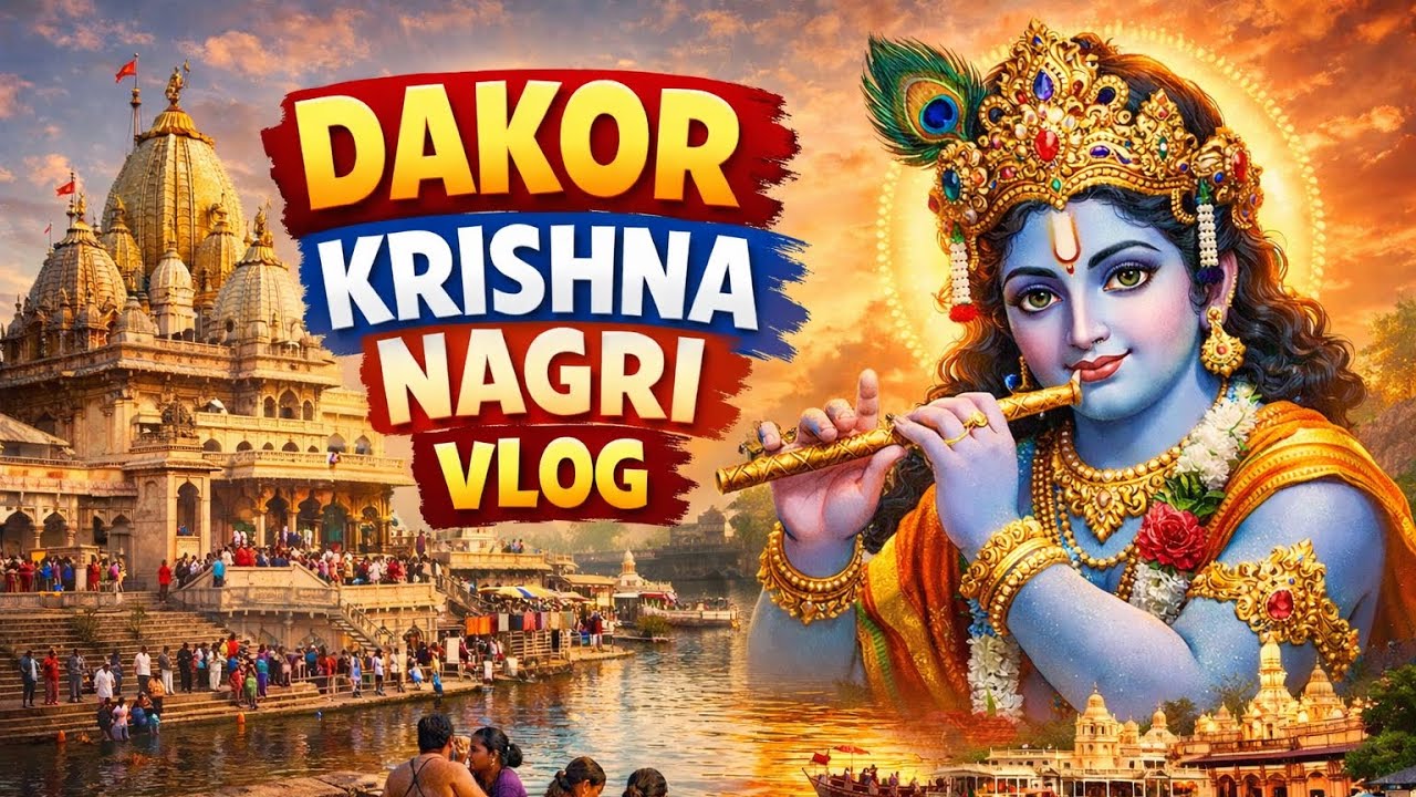 Dakor Krishna Nagri 😍 | Ranchhodraiji Temple Darshan | Full Vlog