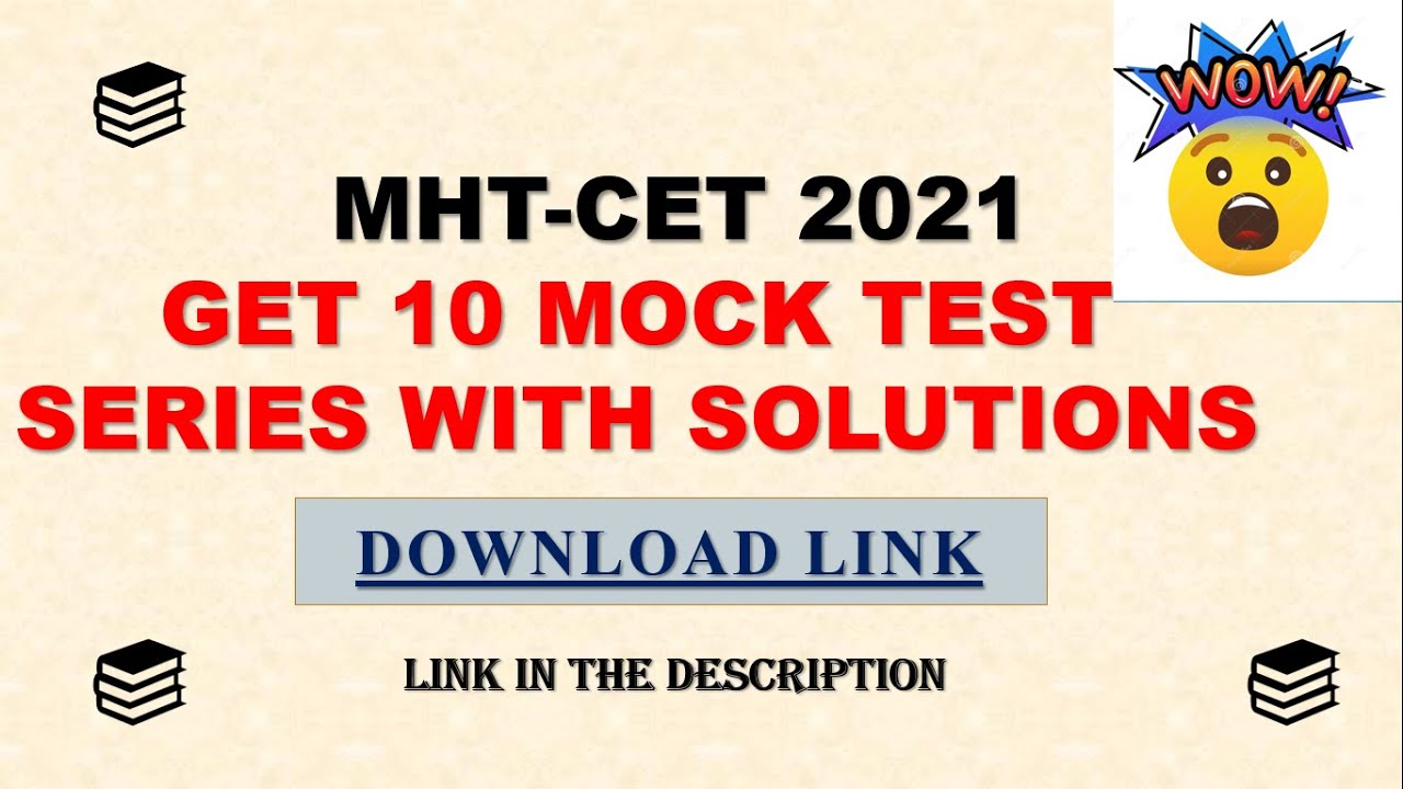 MHT-CET 2021 Mock test  Series with solutions #shorts