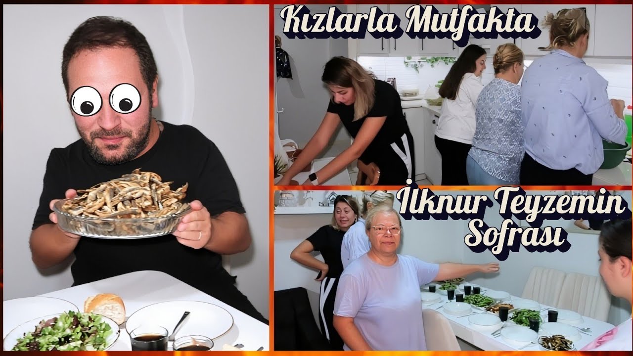 Tuğbalarla Mutfakta😍 İlknur Teyzemin Sofrası✅️ Burak'ın Gözü Döndü😱 Alışveriş #vlog