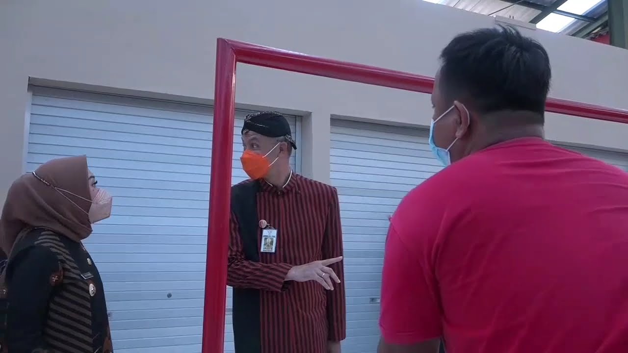 Gubernur Ganjar Resmikan Pasar Rakyat Panican, Purbalingga