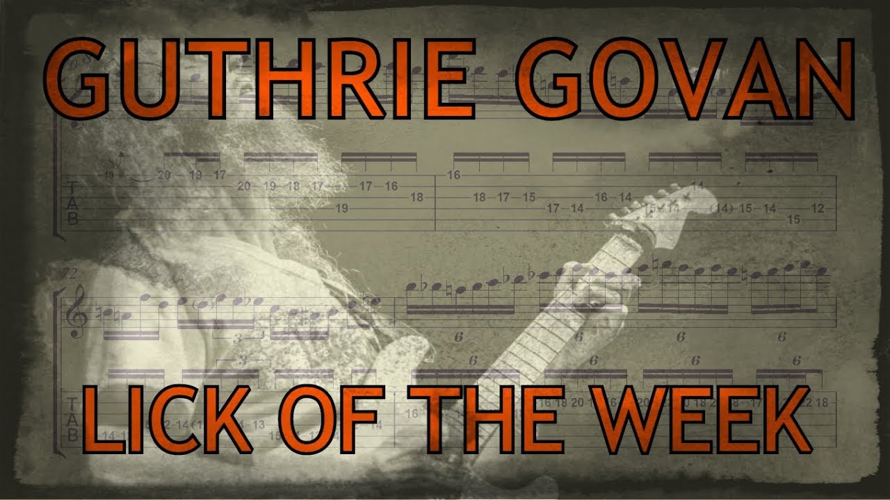 Guthrie Govan - Lick Of The Week