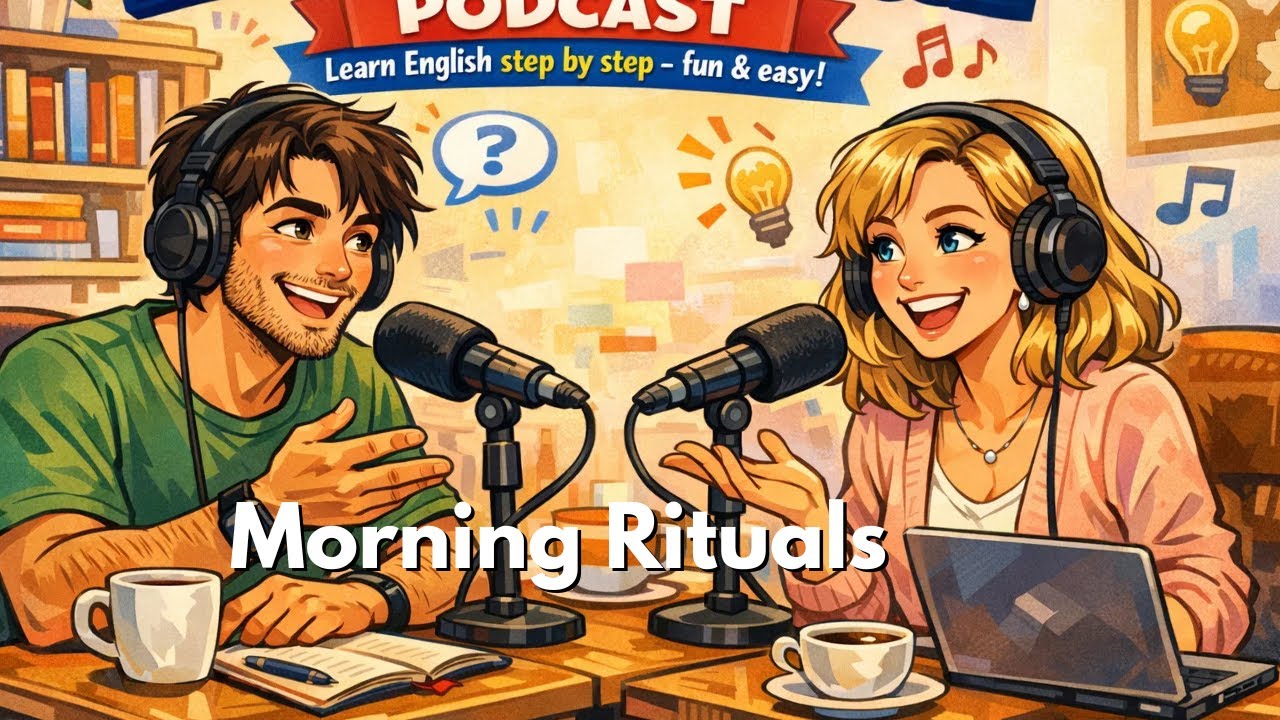 Morning Routine in English – Easy Conversation Practice for Beginners