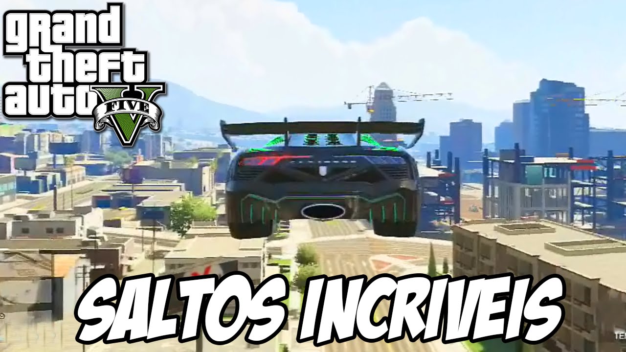 GTA V - Corrida de Saltos Suicidas INCRÍVEIS!