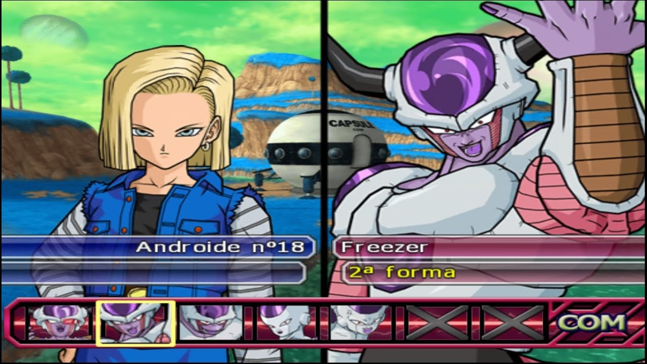 Dragon Ball Z Budokai Tenkaichi 3 Androide 18 VS Freezer 2da forma