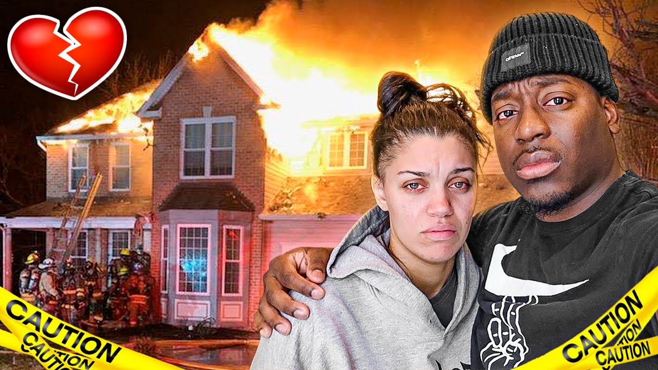 PRAY FOR THE PRINCE FAMILY HOUSE **FIRE FIGHTERS PULLED UP**