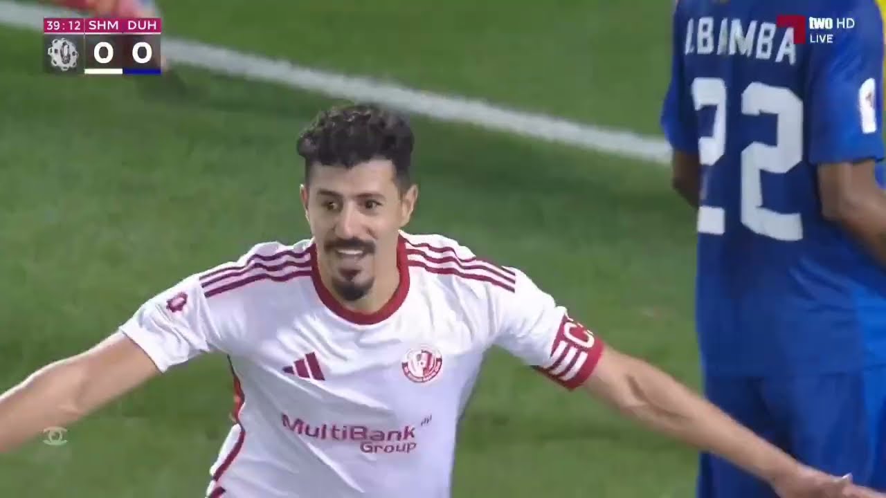 هدف عادل بولبينة اليوم و اسيست ضد الشمال مع الدحيل في الدوري القطري كل ما فعله نجم المنتخب الجزائري