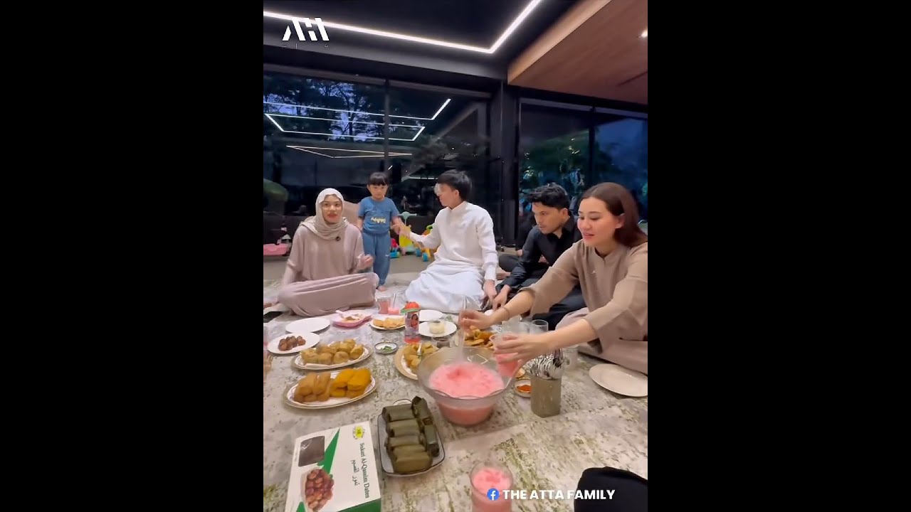 Thoriq aaliyah bukber hari pertama di rumah atta