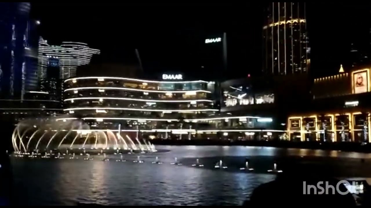 Fountain views in Dubai#Dhilnas vlog#Dubai mall Fountain view🥰
