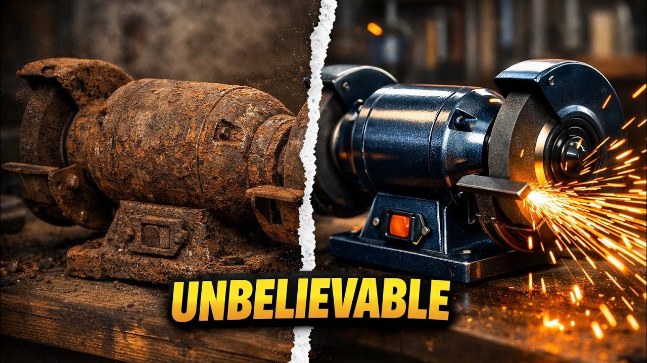 This Old Grinder Machine Was Completely Dead… Then This Happened  