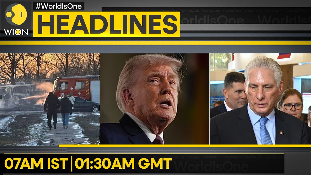 Ukraine: Russian Strike On Bus Kills 1 | Trump Hopeful Of Deal As Iran Warns Of War | WION HEADLINES
