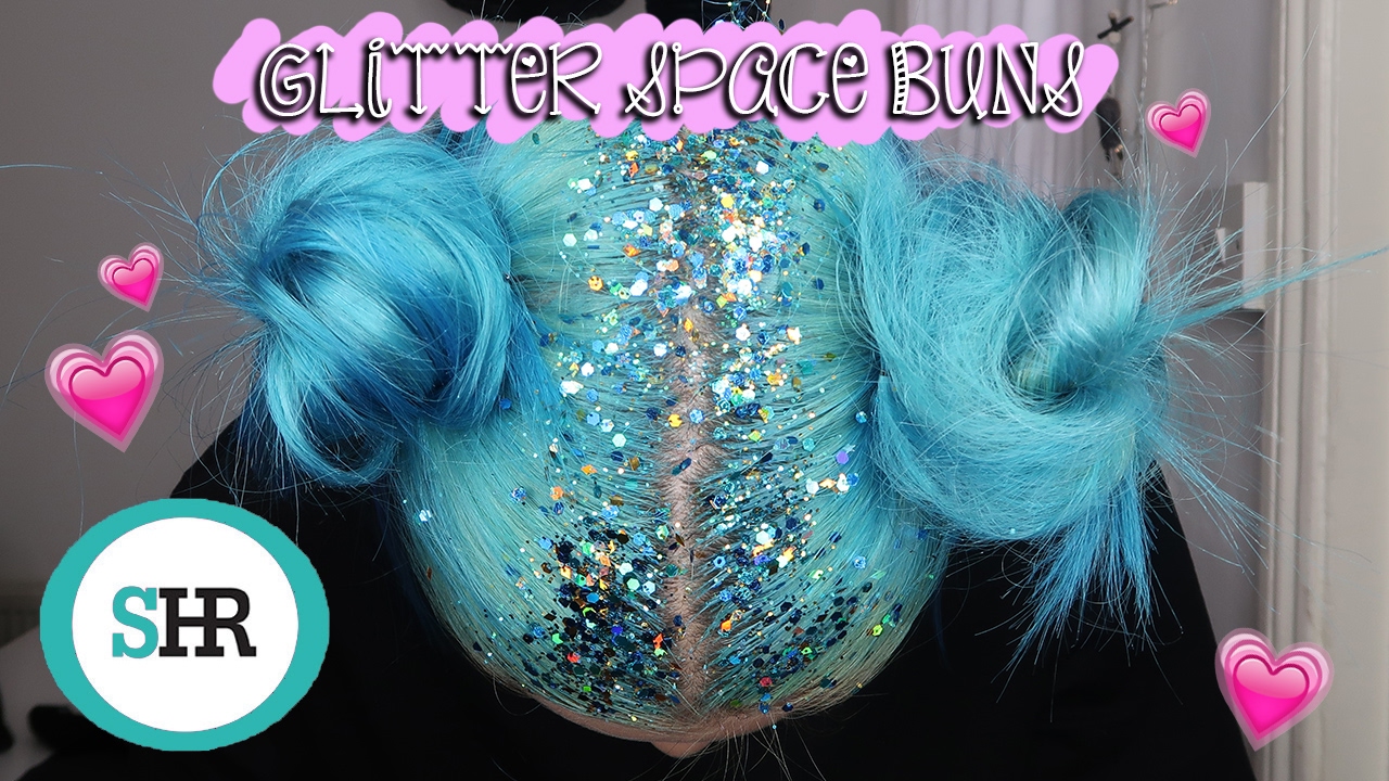 How To: GLITTER SPACE BUNS