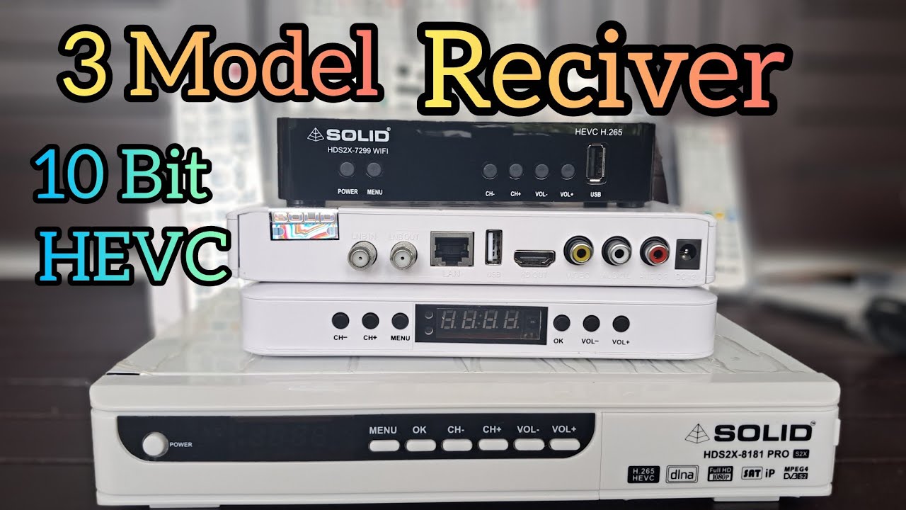 3 Model Reciver Sales Malayalam||Solid Satlite Reciver Sales Kerala||HOMESUN C Band,DTH MANJERI||