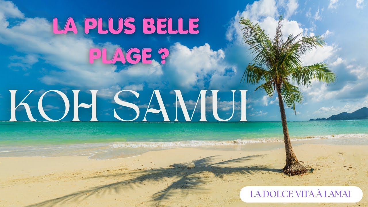 KOH SAMUI, Lamai Tour : le PARADIS sur terre ? Lamai Beach Walking Tour #kohsamui