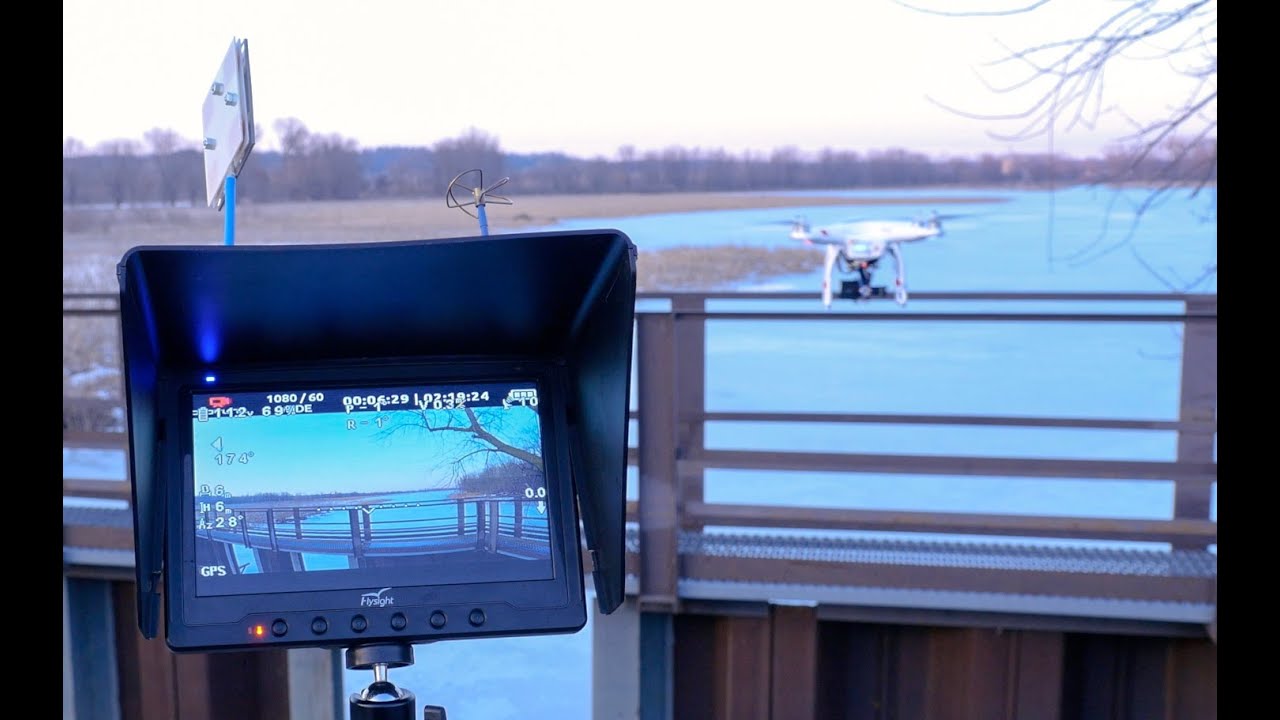 FlySight BLACK PEARL FPV Diversity Monitor Review and Flight Video Footage