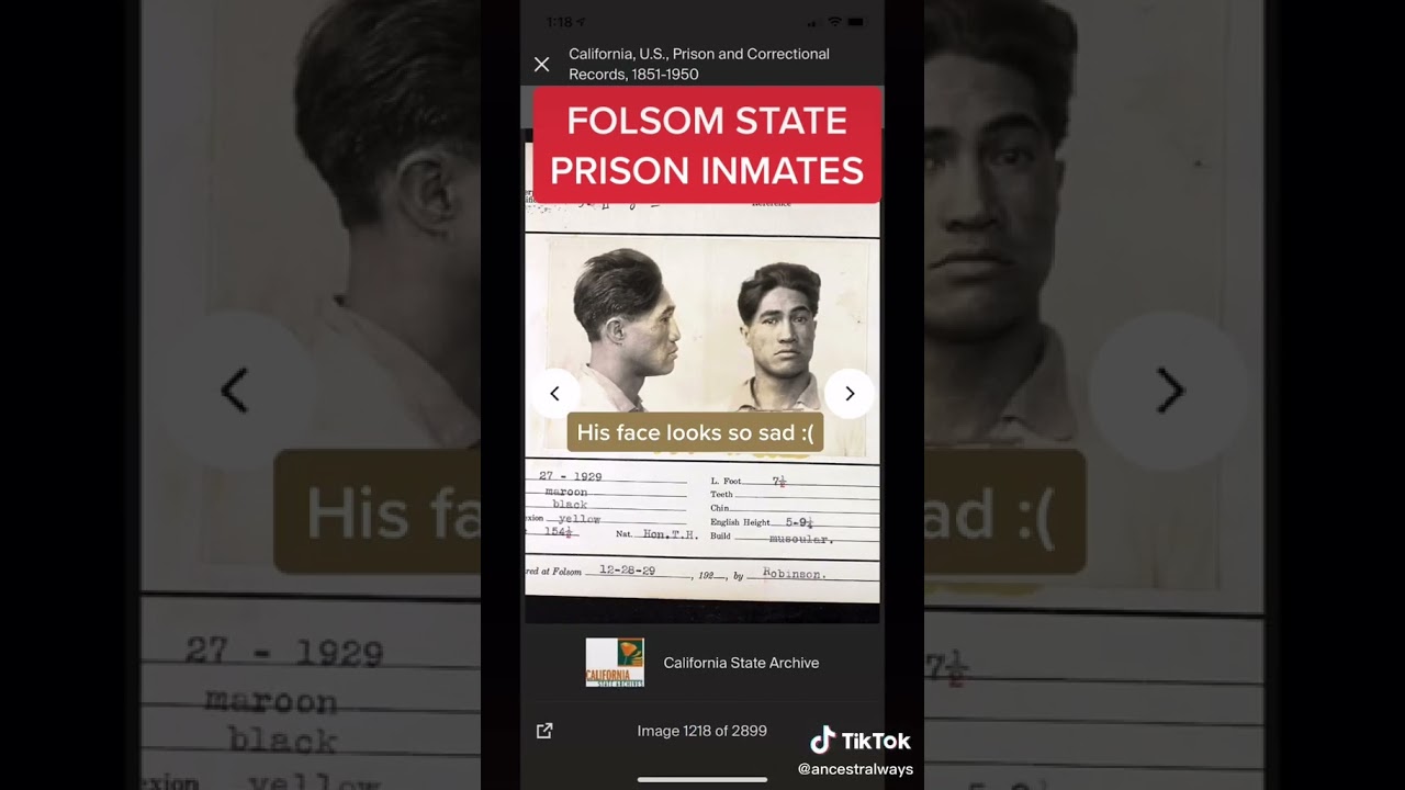 REAL Folsom State Prison Inmates Mugshots
