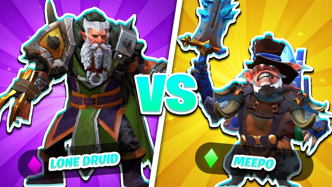 Dota 2 - LONE DRUID vs MEEPO Midlane Matchup EXPLAINED!