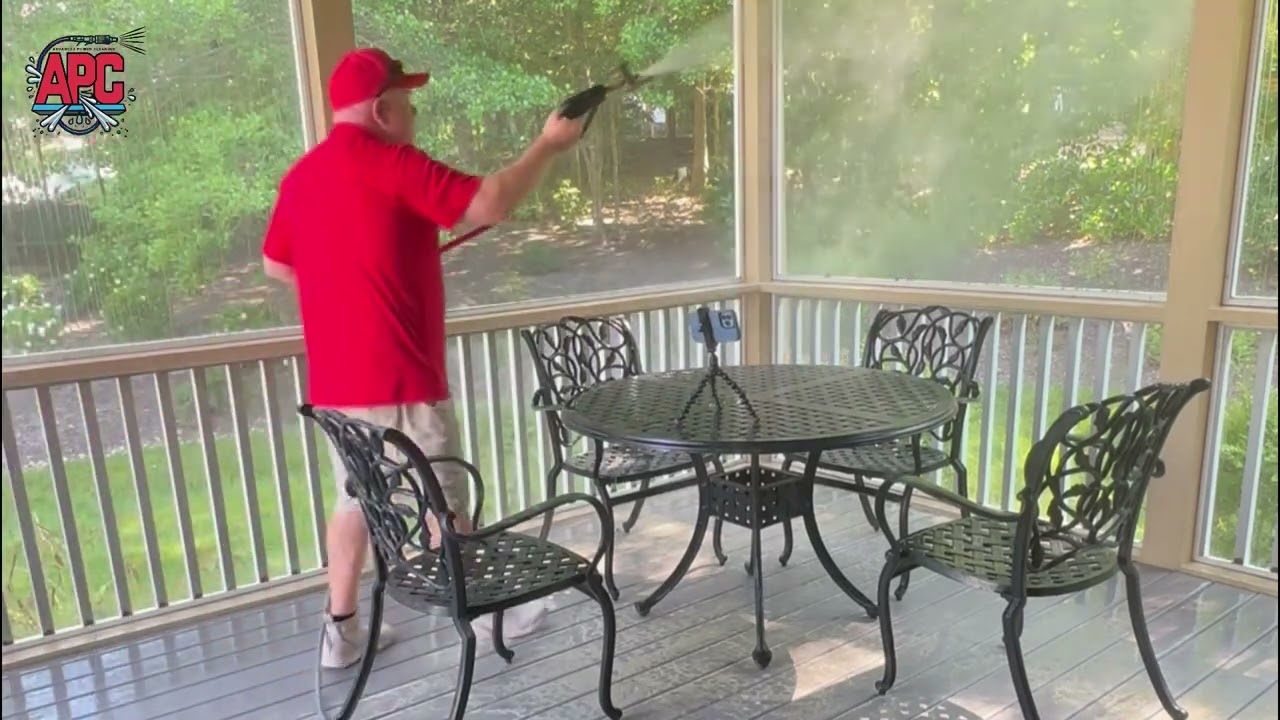 Screened-In Porch Cleaning Transformation