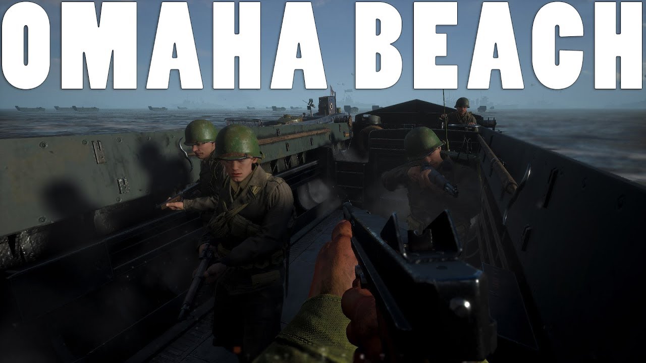 REALISTIC OMAHA BEACH BATTLE - Hell Let Loose