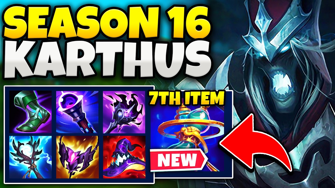 KARTHUS CAN HAVE 7 ITEMS NOW?! HIS ULT IS A ONE SHOT TACTICAL NUKE!